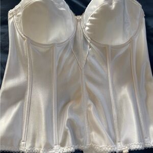 Dominique Satin Cream Corset